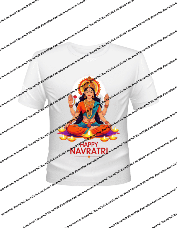 Navratri Maa Durga Digital Print Design